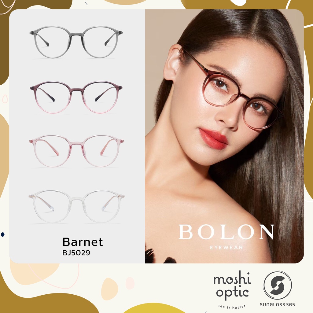 แว่นสายตา BOLON BARNET BJ5029 ULTRA TITANIUM รุ่นใหม่ล่าสุด กรอบแว่นสายตา กรอบแว่น BOLON แท้ Moshi O