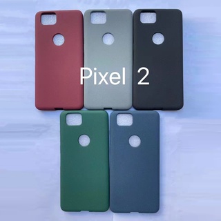 สําหรับ Google Pixel 2 XL 2XL เคลือบด้าน หินทราย เคสนิ่ม บางเฉียบ บางเฉียบ เคสโทรศัพท์ ฝ้า เรียบง่าย