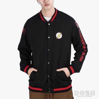 DOSH MENS JACKET THE FLASH เสื้อแจ็คเก็ต แขนยาว ผู้ชาย WFMJ5000-BL