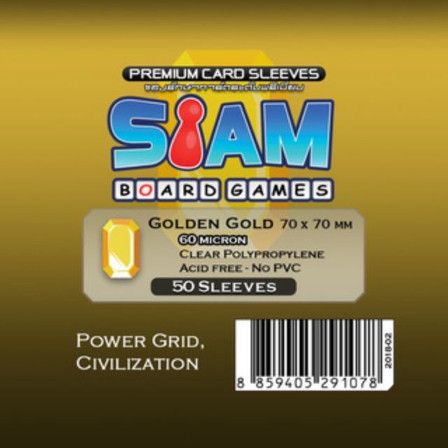ซองการ์ด Siam boardgame 60 micron Sleeves card ซองใสใส่การ์ด