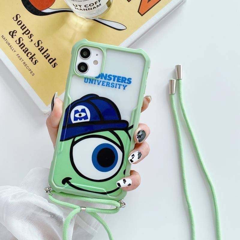 พร้อมส่ง🔥เคสสายสะพายลายการ์ตูน😈iPhone 6 i7 6p i7p ix ixr xsmax