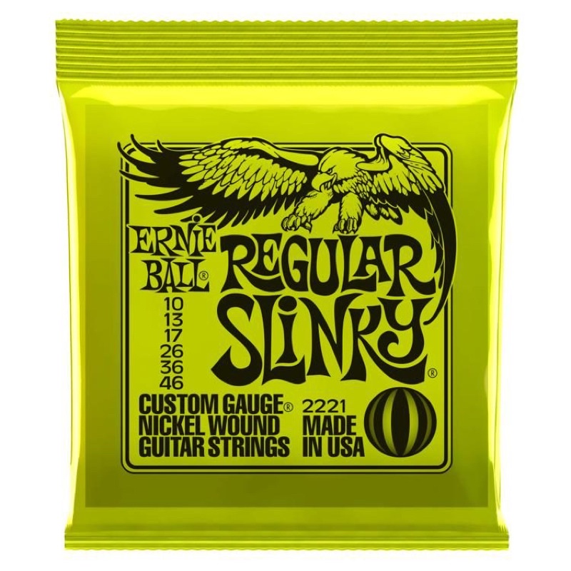Ernie Ball Regular Slinky Nickel Wound สายกีตาร์ไฟฟ้า 10-46
