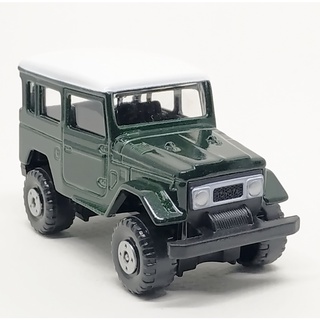 Majorette Toyota Land Cruiser J40 - Metallic Dark Green Color /Wheels OF4D /scale 1/53 (3 inches) no Package