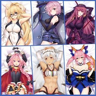 ADP อะนิเมะ Dakimakura หมอน Fate Grand Order jeanne d Arc Tamamo Medusa Attla อะนิเมะ Series Design หมอนแสนสบายแผ่นผ้าปูที่นอน Bedtime รูปสี่เหลี่ยมผืนผ้า Bolster Case Cover Life Size หมอน HD การพิมพ์