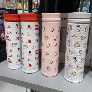 มสเพิ่ม💗กระบอกน้ำ snoopy 100%🐶เก็บอุณหภูมิร้อนเย็น แบบหมุนเปิดฝา ของแท้💯💯 มีกล่อง วัสดุโลหะทนทานไม่ใช่พลาสติก