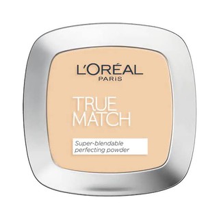 ลอรีอัล ทรู แมช ซูปเปอร์-เบลนเดเบิล เพอร์เฟคติ้ง พาวเดอร์_LOREAL_TRUE MATCH 9 กรัม (เครื่องสำอาง, แป้งพัฟ, แป้งอัดแข็ง)