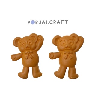 เรซิ่นหมี Bear Biscuit Resin 25mm