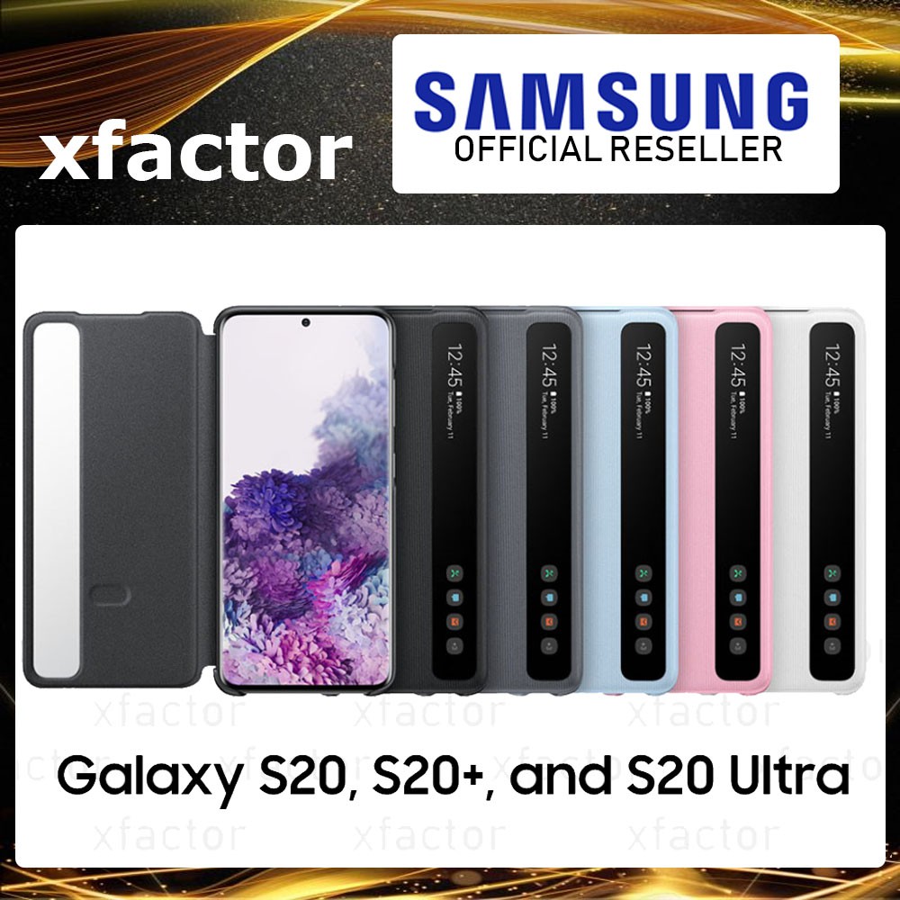 เคส Samsung Galaxy S20 S20+ S20 Ultra Clear View Cover S20 FE