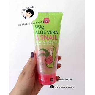 Doll Aloe Vera &amp; Snail Serum Soothing Gel 175g