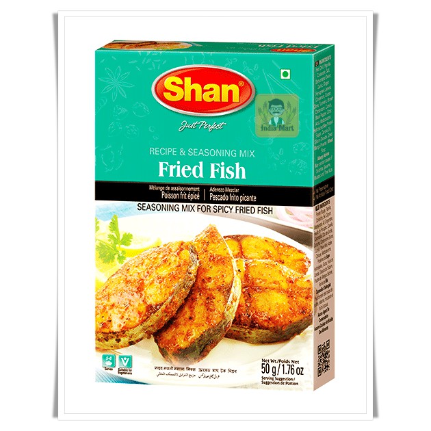 เครื่องเทศปลาทอด (Fried Fish Masala) – Shan (50 กรัม / Grams)