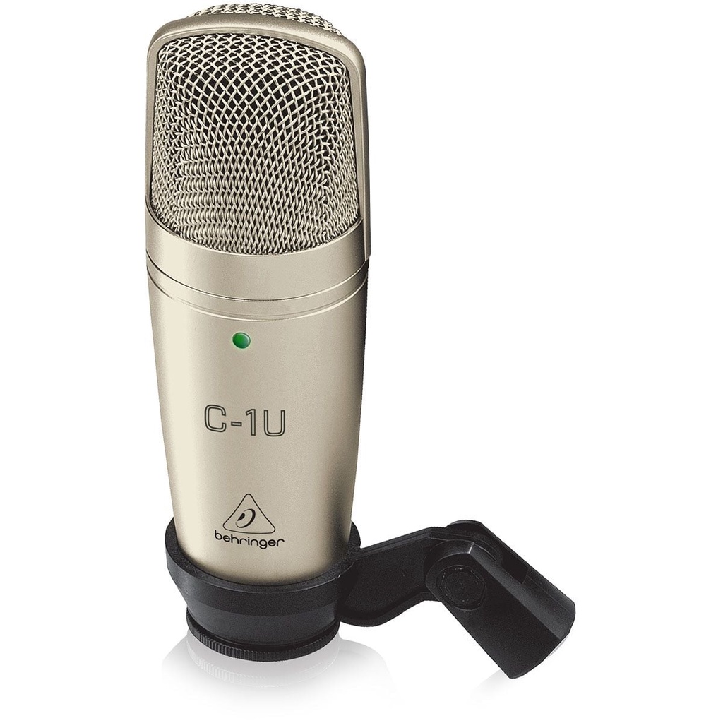 [โปรถูกสุดในไทย 12.12] BEHRINGER C1U ไมค์คอนเดนเซอร์แบบ USB เสียบพร้อมใช้งานอัดเสียงทันทีเลย