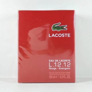 Lacoste L.12.12 Rouge Energetic EDT 100ml กล่องซีล #lacoste