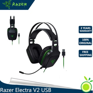 Razer Electra V2 Usb 7.1 หูฟังเล่นเกม Dengan Kabel Usb