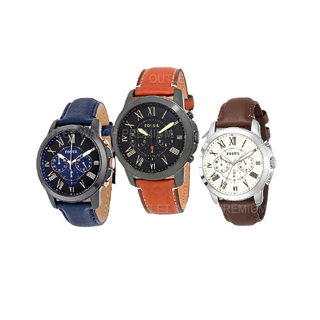 [โค้ด 11FASH11 ลดเพิ่ม120]FOSSIL รุ่น FS5237 FS4735 FS5241 ของแท้100%นาฬิกาแบรนด์เนม นาฬิกาผู้ชาย สายหนัง พร้อมส่ง OWF46