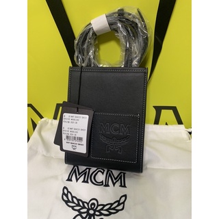 new mcm xmini แท้💯% สีดำ หนัง nappa