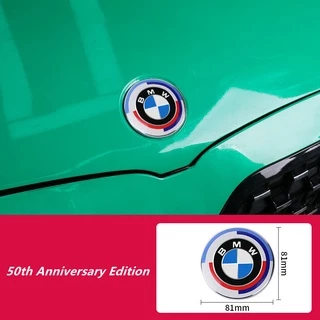 BMW สติ๊กเกอร์ติดรถ โลโก้รถยนต์ ด้านหน้า และด้านหลัง สําหรับ BMW 50th Commemorative Edition 5 series 3 series 6 series GT X5 X3 X1 M5 M3