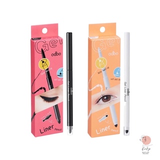 Odbo Gel Liner Pencil โอดีบีโอ เจลไลเนอร์ เพ็นซิล OD316 เนื้อเจลเนียนนุ่ม กันน้ำได้ดี มาพร้อมกับที่เหลาดินสอและฟองน้ำ