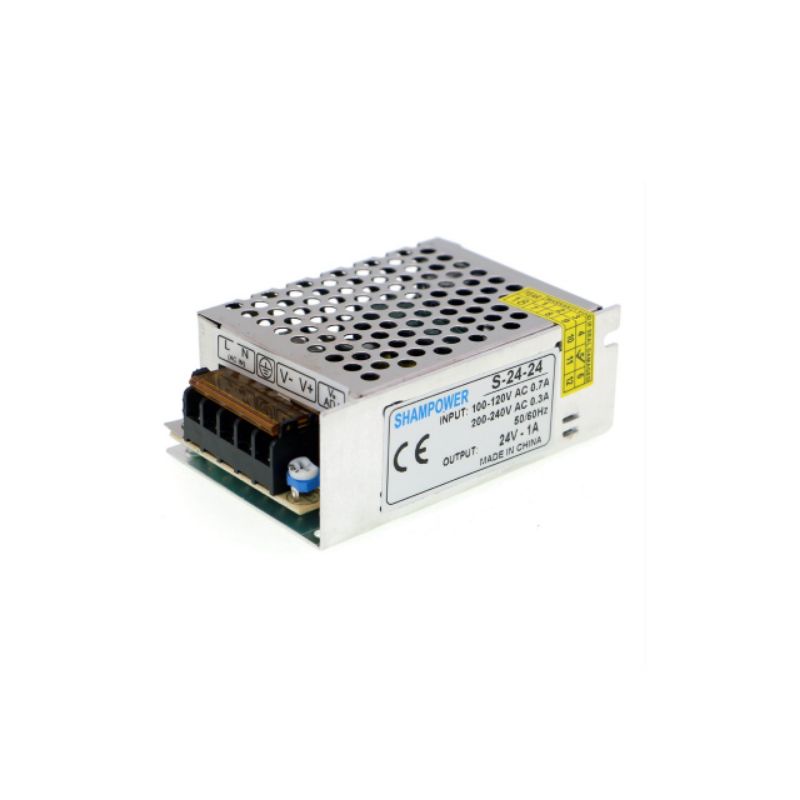 ￼Switching Power Supply สวิตชิ่งเพาเวอร์ซัพพลาย 24V 1A (สีเงิน)พร้อมส่งรับประกัน7วันสินค้ามีสต๊อกพร้อมส่งในไทยราคา   133