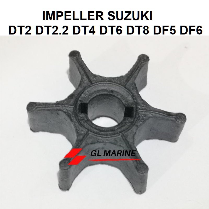 SUZUKI 2HP-8HP KIPAS AIR IMPELLER DT2 DT2.2 DT4 DT6 DT8 DF4 DF5 DF6 4HP 6HP OUTBOARD 17461-98503/985