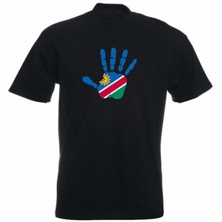 เสื้อยืดผ้าฝ้าย เสื้อยืด ผ้าฝ้าย พิมพ์ลาย Namibia Namibie F แฟชั่นสําหรับสตรี