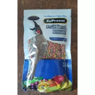 [500g.][100g.] อาหารนก ZuPreem อาหารนกหัวจุก นกกรงหัวจุก ผลไม้รวมอัดเม็ด รสชาติธรรมชาติ