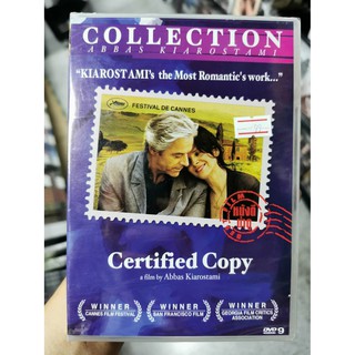 DVD SE : Certified Copy (2010) เล่ห์ รัก ลวง " Abbas Kiarostami Collection "