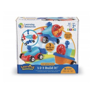 Learning Resources 1-2-3 Build it! 🇺🇸💯ชุดยานพาหนะถอดประกอบใหม่ 6 แบบ