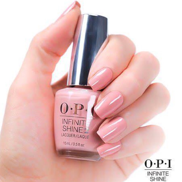 พร้อมส่ง OPI You Can Count On It รุ่น Infinite shine รุ่นฝาสีเงิน รุ่นกึ่งเจล เงาแบบเจลโดยไม่ต้องอบ โทนนู้ดชมพู แท้ %