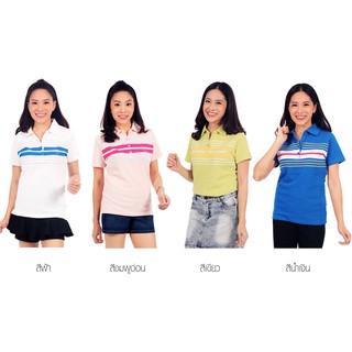 OASIS เสื้อโปโล แฟชั่นผู้หญิง รุ่น LPYP-698 สีขาว สีชมพูอ่อน สีเขียว สีน้ำเงิน