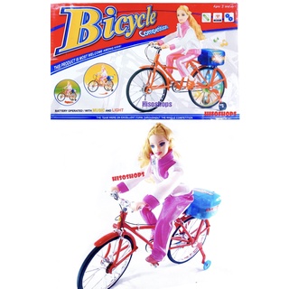 Bicycle Competition ฟิกเกอร์นักปั่นจักรยานสุดเท่ แนวมากๆสำหรับนักสะสม ฟิกเกอร์ของแท้ ใส่ถ่านมีไฟ