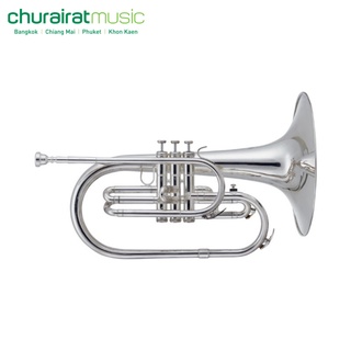 Marching Mellophone Custom MMP-503 Silver มาร์ชชิ่ง เมโลโฟน by Churairat Music