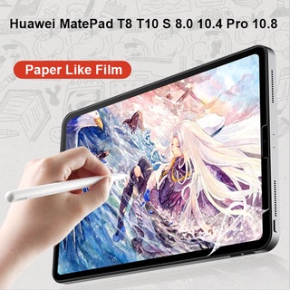 วางหน้าจอเหมือนกระดาษกับความรู้สึกของการวาดภาพบนกระดาษ - Huawei MatePad T 10S Pro 10.4 10.8 Huawei M5 M6 Lite 8.0 8.4 10.1