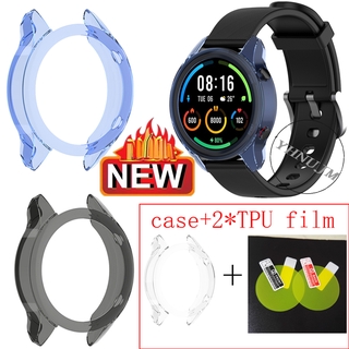 xiaomi watch color 2 watch case เคสนาฬิกาข้อมือ ชนิด TPU ป้องกันเต็มรูปแบบ สำหรับ Xiaomi Mi watch 2020 smart watch ฟิล์ม