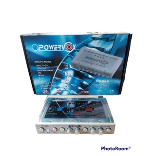 ปรีแอมป์ รถยนต์ ปรี5แบนด์ เบสแรง Power-vox  รุ่นPV-666