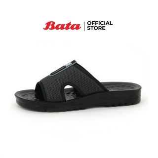 *Best Seller* Bata MENS Sandalรองเท้าแฟชั่นผู้ชายแตะลำลองแบบสวม พื้นสีดำ ผ้าด้านบนสีเทา รหัส 8692880 Mensandal Fashion SUMMER