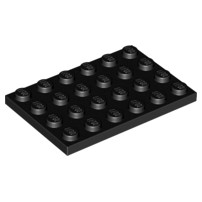 [189] ชิ้นส่วนเลโก้ Lego Part Plate 4 x 6 (3032) ราคา/ชิ้น ราคา ถูกที่สุด ดีลบีเคเค