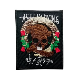 As I Lay Dying ตัวรีดติดเสื้อ อาร์มรีด อาร์มปัก หมวก กระเป๋า แจ๊คเก็ตยีนส์ Hipster Embroidered Iron on Patch  DIY