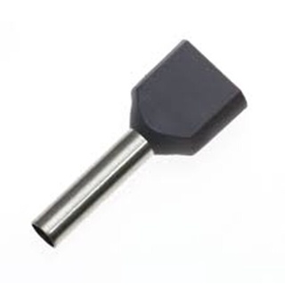 หางปลา คอร์ดเอ็น แบบสายคู่ รุ่น TE2513 สีเทา ( 100 pcs )