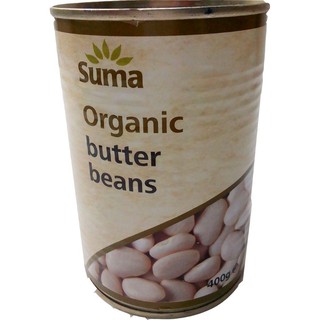 Suma Oranic Butter Bean 400g.  ซูมาโอรานิคบัตเตอร์บีน 400 กรัม