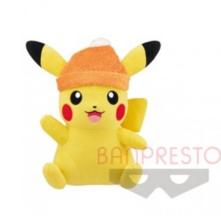 ตุ๊กตาปิกาจู Pokemon - Pikachu - Very Big Winter Style Plushy : Banpresto ลิขสิทธิ์แท้นำเข้าจากญี่ปุ่น💯%