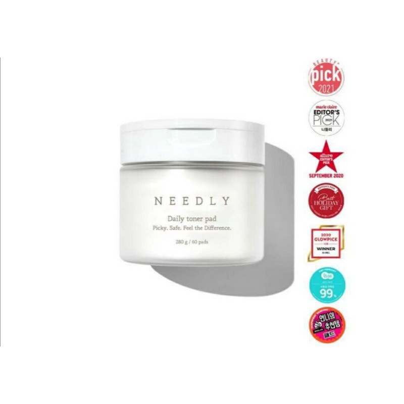 พร้อมส่ง NEEDLY DAILY TONER PAD 60 แผ่น