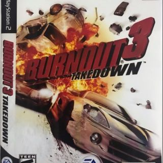 แผ่น​เกมส์​ps2 Burnout 3​ Takedown