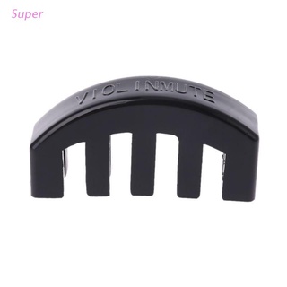 Super 1/2 3/4 Heavy Violin Mute Practice Rubber Acoustic Electric Violin Silencer