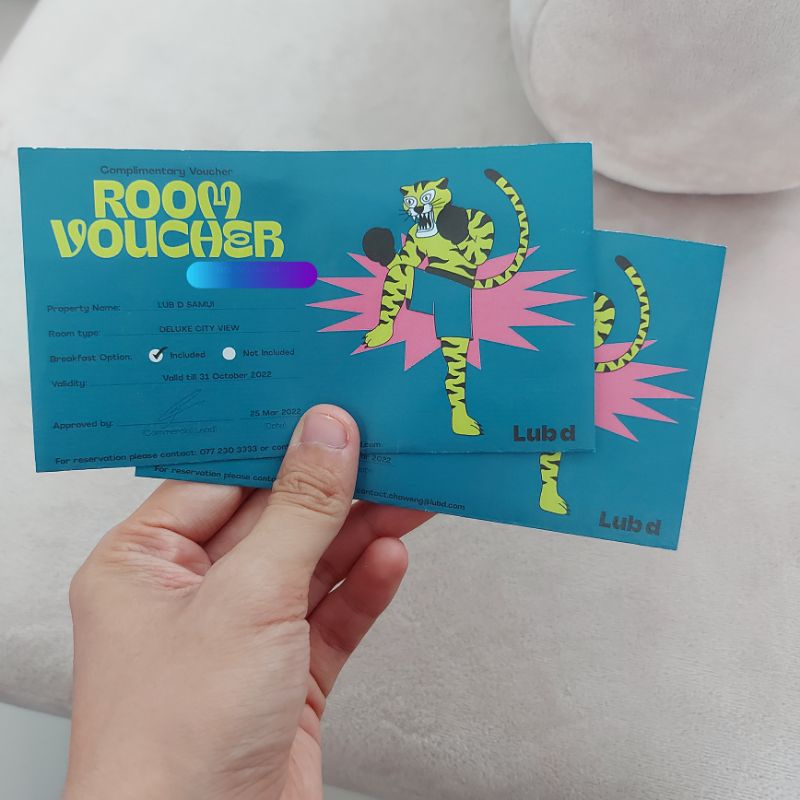 Room Voucher โรงแรม Lub D Samui 2 คืน