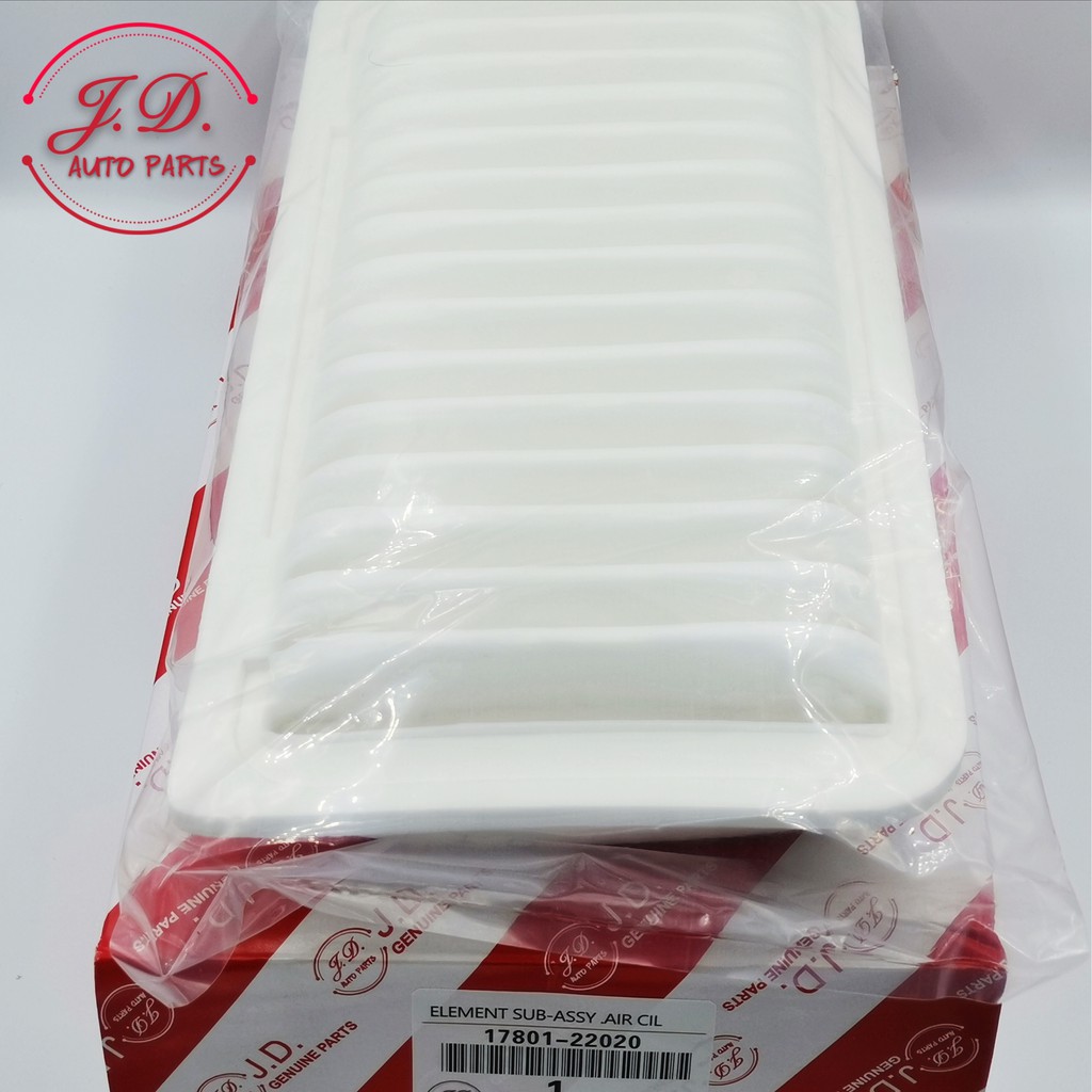 Toyota ไส้กรองอากาศ โตโยต้า Altisปี00-07 Wishปี02-09 เบอร์ศูนย์#17801-22020