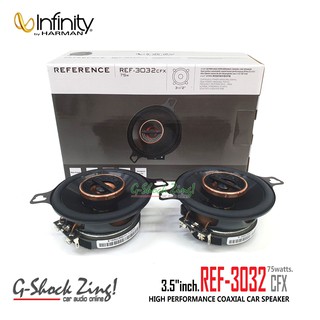 infinity by HARMAN ลำโพงเสียงกลางแหลม ขนาดดอก 3.5นิ้ว แกนร่วม กำลังขับ 75watts./วัตต์ infinity harman รุ่น REF-3032 CFX