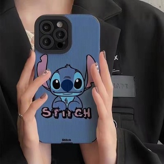 เคสโทรศัพท์มือถือแบบนิ่ม ลายการ์ตูน Stitch สําหรับ iphone 14 promax 14 plus 6 7 8plus X Apple 11 12 13 13promax