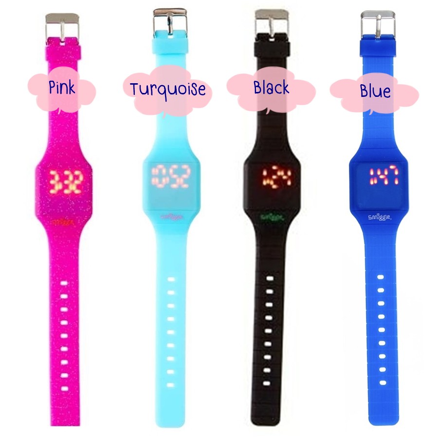 Smiggle watch this space นาฬิกาข้อมือดิจิตอล สีสวย ๆ ของแท้ พร้อมส่งจ้า ...