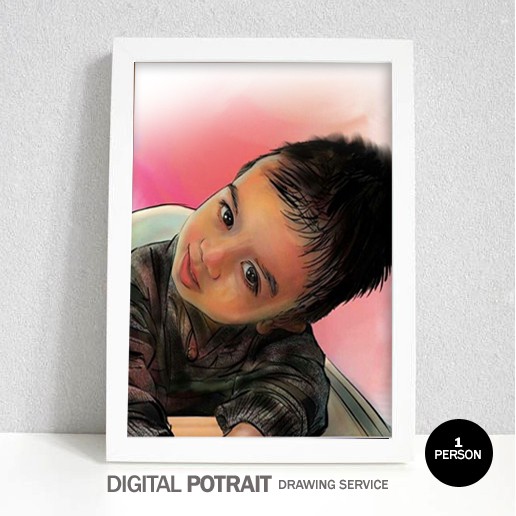 A3 SIZE DIGITAL POTRAIT DRAWING