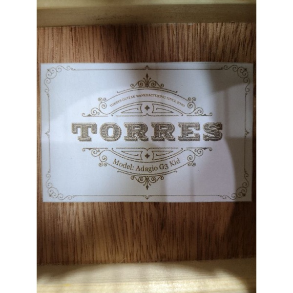 กีตาร์คลาสสิคสำหรับเด็ก9-11ขวบ Size3/4ยี่ห้อ Torres Adagio​ Gen3​ทางร้านSetupให้ฟรีก่อนส่งค่ะ - รูปที่ 2
